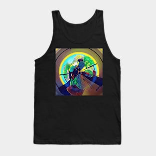 Cartoon Tiny World Tank Top